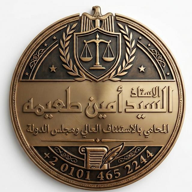 شعار مكتب السيد أمين طعيمه